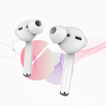 AhaStyle 3 Paari Silikoonist Earbuds Hõlmab puhul Apple AirPods Ladustamise Konks Kott + Anti-Slip Kõrva Näpunäiteid EarPods Tarvikud