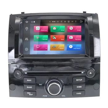 Android 10 PX5/PX6 8 Core 4+64G DSP 2 Din Auto GPS Navigatsiooni Raadio Ekraaniga Android Süsteemi Jaoks, Peugeot 407 2004 2005 2006 - 2010