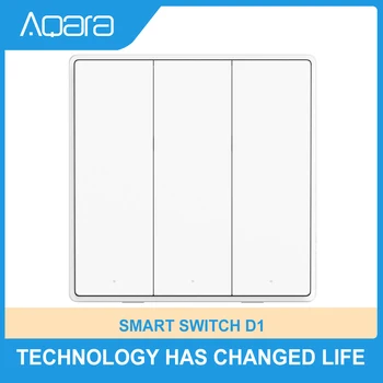 Aqara Smart Switch D1 Kaugjuhtimispult Traadita Dual Control Kaugjuhtimispuldi Lülitit, Paneel Smart Home Tööd Mijia AppleHomekit