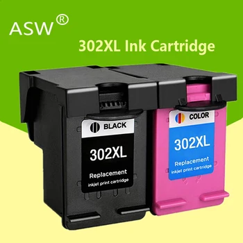 ASW 302XL taastatud Kassett Asendus HP 302 HP302 XL Ink Cartridge jaoks Deskjet 1110 1111 1112 2130 2131 printer