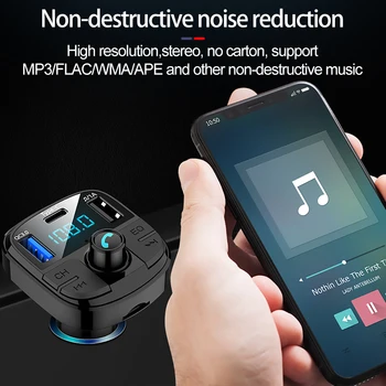 Auto MP3 Player FM Transmitter USB Quick Laadija Tüüp C Laadimine QC3.0 BMW E39 E53 E60 e61 seadmesse E63 E64 E65 E66 E87 525i 530i M5