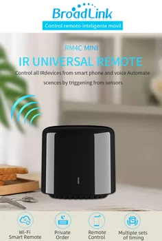 Broadlink RM4C Mini WiFi IR EL/US/AU/UK Universaalne pult con Smart Home Töötab Alexa Amazon, Google Kodu IFTTT