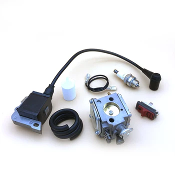 Carburetor Süütepool Kütuse Filter Line Kit For Husqvarna 268 272 272XP 61 266 Mootorsae #5032803-16 / 5039014-01 süüteküünla