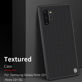 Case for Samsung Lisa 10+ NILLKIN Tekstuuriga Nailon Kiud Vastupidav Non-Slip Back Cover for Samsung Galaxy Note 10 Pluss Pro 5G