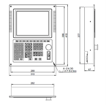 CC-M3 CC-M4 ccm4d plasma leegi CNC operatsioonisüsteem SH2200 pukk lõikamise masin kontroller