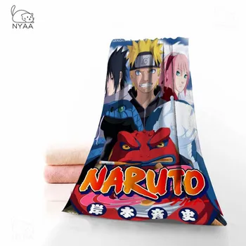 Custom Anime Naruto Mood Saunalina Washcloth Kodutekstiili Reisi Käsi, Nägu Rätikuga Microfiber Vannitoas Rätikud Täiskasvanutele