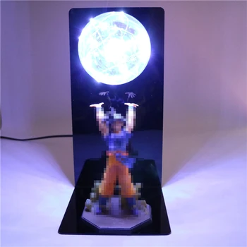 DBZ Son Goku Figuriin Laekuva DIY Anime Mudel Beebi Nukud DBZ Tegevus Arvandmed LED Lamp Lapsed Lapsed Mänguasjad