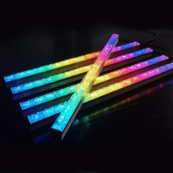 Diamond Objektiivi ARGB LED Valgus Baar Lauaarvuti, Arvuti Puhul, Dekoratiivsed Valguse