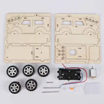 DIY elektriauto Mudel, Komplektid Lastele Õpetada Õpilasi Lastele AURU Teadusliku Eksperimendi Sõiduki Haridus Mänguasjad Mänguasi