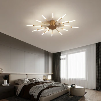 Elutoa lambi 2020. aasta uus Põhjamaade kodu atmosfääri loov fan-kujuline magamistuba lae lamp kombinatsioon