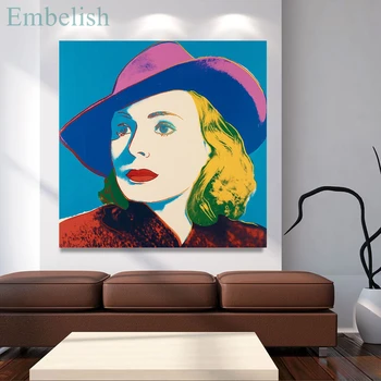 Embelish Naine Müts Suur Suurus HD Printimine Lõuendil õlimaal Kaasaegse Kodu Decor Seina Pildid elutuba Plakatite Kujundus
