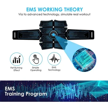 EMS Fitness Seadmed Elektrilised Simulaator Massager Kõhu Lihaste Treener Sport Treening Koolitus Seadmed Treening Jõusaalis Kodu
