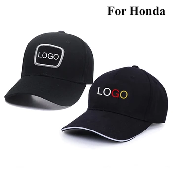 Honda civic accord Sport Mootorratta Baseball Cap Auto Racing Logo ühise Põllumajanduspoliitika Kaardus Hip-Hop Müts Mood Väljas Reguleeritav Isa Müts
