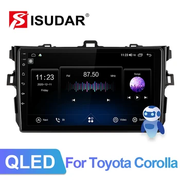 ISUDAR V72 Auto Raadio Toyota Corolla E140/150 2007-2011 Android 10 Multimeedia GPS DVR Kaamera RAM 6GB ROM 128GB 4G WIFI QLED