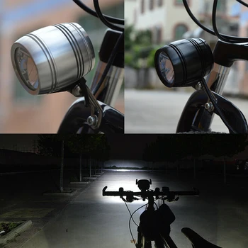 Jalgratta Esi-Pea Valguse Lamp HUB Dynamo koos Rearlight Kaabel Kompaktne Särav BHD2