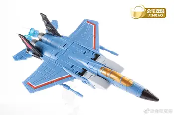 Jinbao Ümberkujundamise DF-06 F01 Starscream Red Spider Skywarp Thundercracker Set F15 Lennuk Mudel G1 Mini Tasku Warrior Joonis