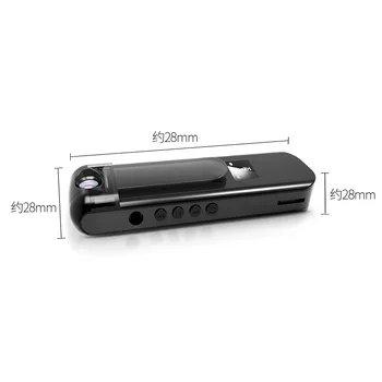 JOZUZE Kantavad Mini Kaamera Mini DV 1080P Full HD H. 264 Pen Kaamera, Diktofon Pen Micro Keha Camara DVR Video Kaamera, MP3