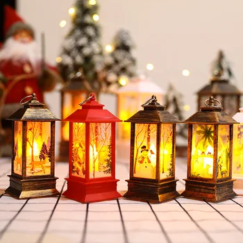 Jõulud Öö Valguses Morden Laterna Lamp Jõulud Kodus Decors Jõulukinke Lastele Sõbrad