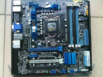 Kasutatud Asus P8Z77-M PRO LGA-1155 DDR3 jaoks I3 I5 I7 protsessor, 32GB Z77 Lauaarvuti Emaplaadi