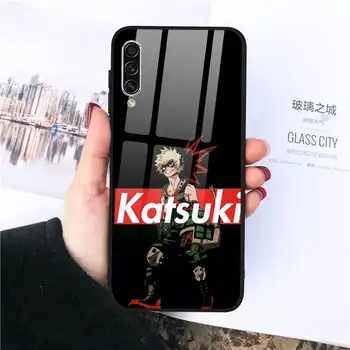 Katsuki Bakugo BNHA Telefoni Juhul Karastatud klaas Samsung S20 Ultra S7 serv S8 S9 S10 e pluss note8 9 10 pro