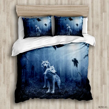 Loomade tekikott Komplekti öösel hundid kohandatud Voodi, Voodipesu Voodipesu Komplektid Padjapüür king Size Bedclothes Trööstija Hõlmab