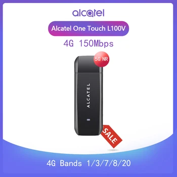 Lukustamata Alcatel L100V 4G LTE 100Mbps Universaalne Kaasaskantav USB Modem Võrk 3G/4G SIM Kaardi pesa, Mini USB Dongle