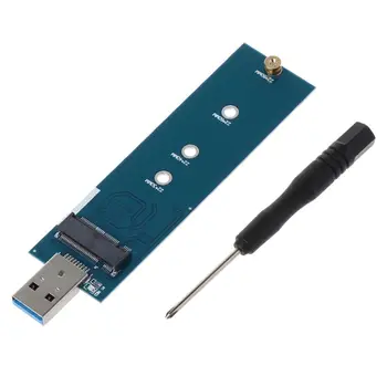 M. 2 USB Adapter, B Klahvi M. 2 SSD Adapter USB 3.0 2280 M2 NGFF SSD Drive Adapter Converter SSD Kaardi Lugeja H4GA
