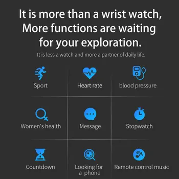 M1 Smart Watch 2020 Meestel Südame Löögisageduse, vererõhu -, 1,4-tolline Full Touch Rusukalded IP68 Veekindel Sport Smartwatch Android Kanda OS