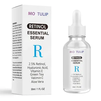 MO-TULBI Retinool On 2,5% C-Vitamiini / Näo Anti Kirtsutama Seerum Eemaldab Tumedad Laigud Kollageeni Seerum Anti Aging Oluline, Näo Seerum