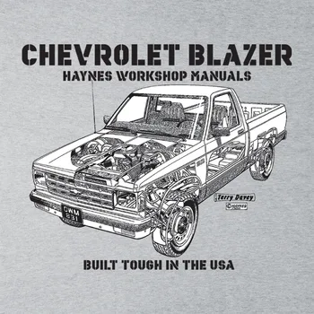 Moe-Brändi O-Kaeluse jaoks Liiga Stiil Tee Särgid Stiile American Classic Auto Chevrolet Blazer Must Meeste T-Särk Naljakas Särgid