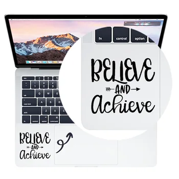 Motiveerivat Quote Vinüül Trackpad Sülearvuti Kleebis jaoks Macbook Decal Pro 16 Air Võrkkest 11 12 13 14 15 tolline Mac Book Sülearvuti Nahk