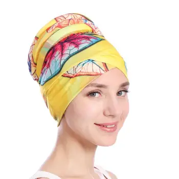 Naiste Moslemi Müts India Beanie Turban Peas Kate Juuste Vähk Keemia Ühise Põllumajanduspoliitika Õie Printida Islami Headscarf Wrap Mütsid Daam
