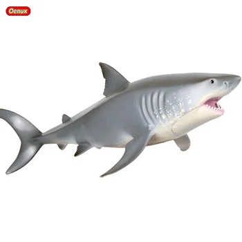 Oenux Mere Elu Loomade Mõrtsukhai Simulatsiooni Mere Big Shark Tegevus Arvandmed PVC Mudel Tõetruu Hariduslik Mänguasi Lastele