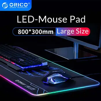 ORICO Gaming Mouse Pad Suur gamer Mouse Pad Vastupidav Paks Kummist Anti-slip Arvuti PC Mousepad Kirjutuslaud Klaviatuuri Suur Hiir Matt