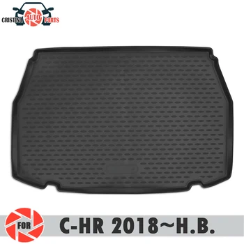 Pagasiruumi matt Toyota C-HR 2018~ pagasiruumi põranda vaipkatete mitte tõsta polüuretaan mustuse kaitse salongi ja pakiruumi car styling