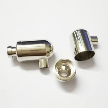 Puhas Vask 8mm Juhi Ühik Metallist Kõrvaklappide Korpus Kõrvaklappide DIY Shell Puhul MMCX Pistiku Pesa