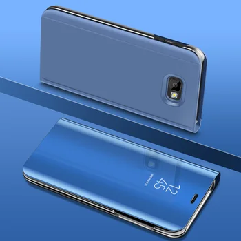 Samsung Galaxy Märkus 5 Juhul Katta Luksus Klapp Smart Magnetism Peegel Seista Telefoni Tagasi Kest sFor Samsung Note 5 Coque Fundas
