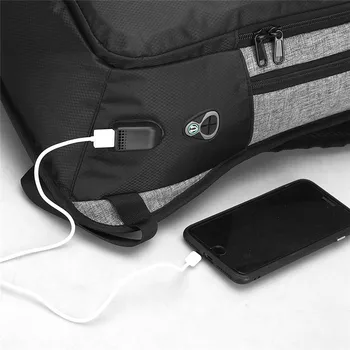 Seljakotid Mehed Multifunktsionaalne Laadimine USB 15.6 inch Laptop Seljakotid Teismelistele Mood Mees Mochila Reisi Seljakott Anti Varas