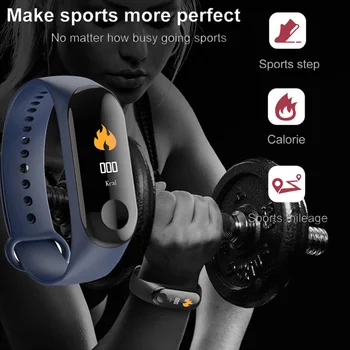 SHAOLIN Smartband Sport Käepaela Fitness Tracker Sõnumeid Meeldetuletus Nutikas Käevõru, Värvi Ekraan Mehed Naised Smart Bänd