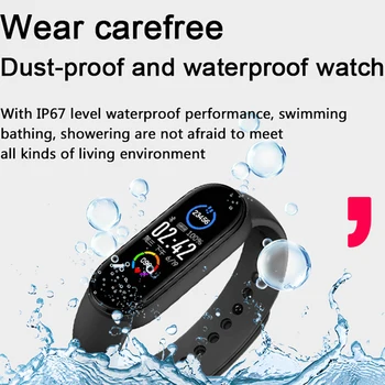 Smart M5 2020. Aasta Käepaela Watch Band 5 Bluetooth-Sport Nutikas Käevõru IP67 Smarthwatch vererõhk Fitness Tracker Wristbands
