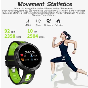 Smart Vaadata Meeste ja Naiste Südame Löögisageduse Monitor vererõhu Fitness Smartwatch GPS Sport Watch