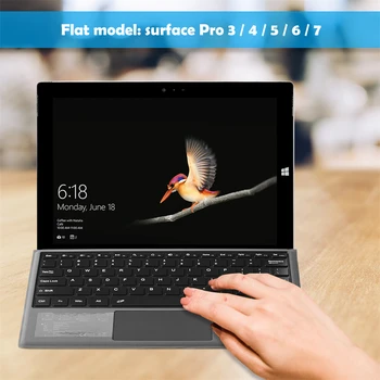 Sobib Microsoft Surface Pro 3/4/5/6/7 Traadita Tablett Bluetooth 3.0 Tablett Klaviatuuri Sülearvuti Gaming Klaviatuuri