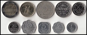 Sri Lanka 10 Tükki Set Müntide Aasias Uus Originaal Münt, Unc Laekuva Edition Päris Haruldane Mälestus Juhuslik Aasta