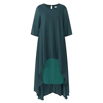 Tee Plus Size Ema Pruudi Kleidid 2020 Pulmapidu Kleit Poole Varruka Sifonki kleit pelgalt de la mariee Kingitus Naistele