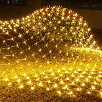 Thrisdar 3*2M 200 LED-Net valguse ED Silma Haldjas String Valgus jõulupidu Pulm Akna Kardin Vanik Haldjas Kerge