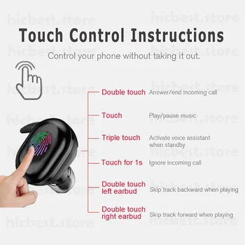Touch Control Blutooth Earphon Wirless iPhone ' i Juhtmeta Kõrvaklapid 5.0 Bluetooth Kõrvaklapid Sport Earbuds iPhone SE 11 Pro