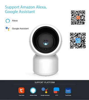 Treeye Tuya Smart Elu 1080P IP Kaamera 2MP Traadita WiFi Turvalisuse Järelevalve CCTV Alexa Google ' i Kodu Assistent beebimonitor