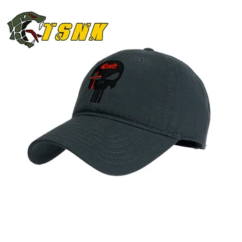 TSNK Mehed Naised Baseball Cap Töötab ühise Põllumajanduspoliitika Müts Taktikaline Müts Amercian Karistaja PITSAT Meeskond Puuvillane Müts Korrigeeritud Snapback