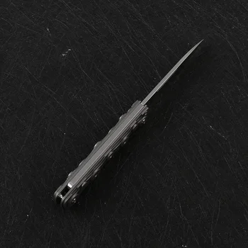 Tsükli kett kokkuklapitavad nuga vask toetus Titaan käepide lukk-vaba väljas tasku nuga telkimine noad EDC vahendid
