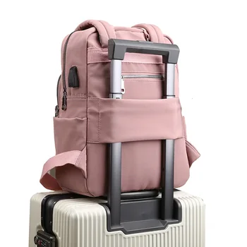 Tüdrukud Laptop Seljakotid Roosa Mehed Laadimine USB Bagpack Naised Reisi Seljakott Kooli kotid Kott poistele Teenage mochila escolar 2020